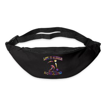 Bowling - Gürteltasche - Schwarz - Vorne