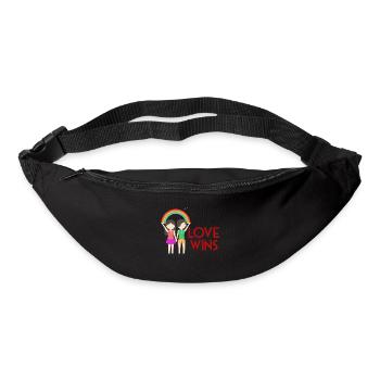 Liebe Jahrestag Valentinstag Geschenkidee - Gürteltasche - Schwarz - Vorne