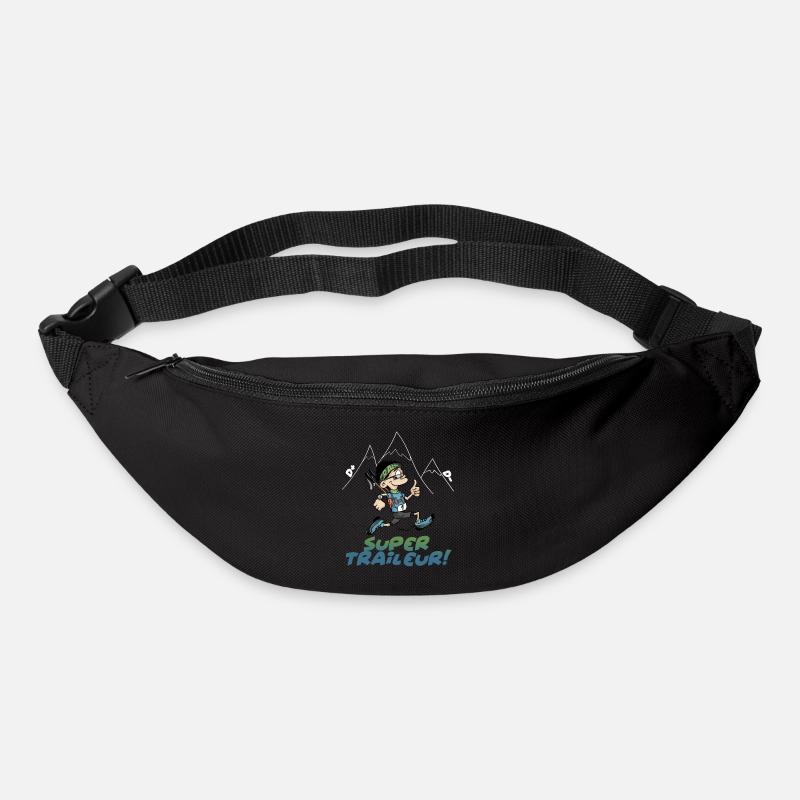 le trail running est un super ultra trail runner - Sac banane - noir