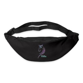 Cheval - Sac banane - noir - Devant