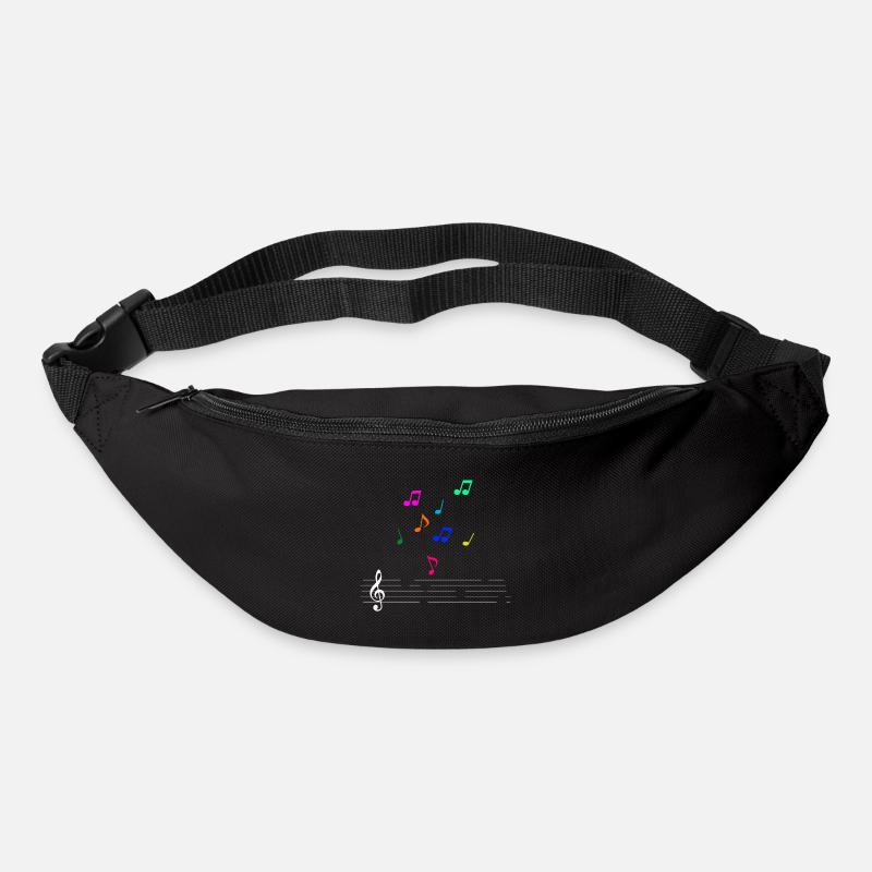 musique - Sac banane - noir