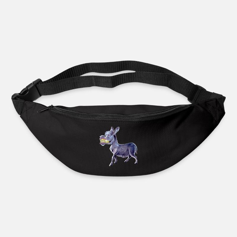 Esel Morgenstund - Gürteltasche - Schwarz