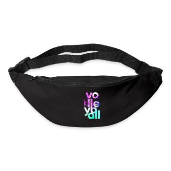 volley-ball - Sac banane - noir - Devant