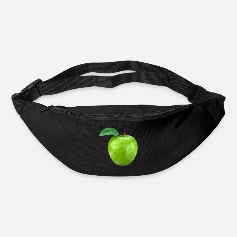 Apfel - Gürteltasche - Schwarz
