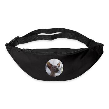 Nude cat don sphynx cat - Bum bag - black - Front
