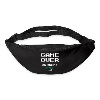 Fin du jeu - Sac banane - noir - Devant