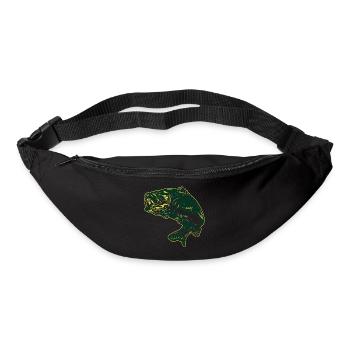 Fisch - Gürteltasche - Schwarz - Vorne