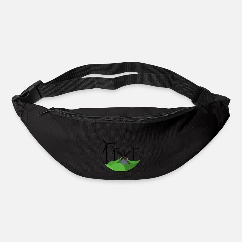 Wind turbine / windmill - Bum bag - black