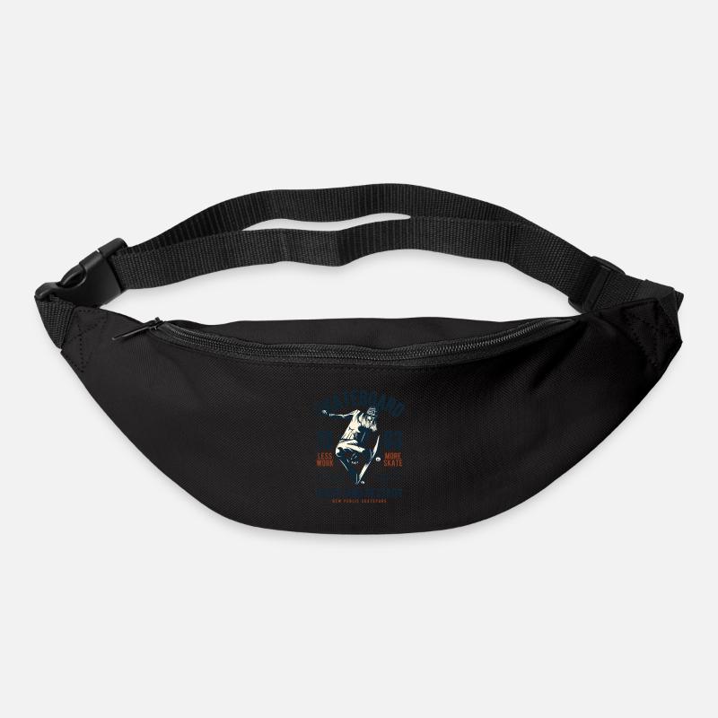PLANCHE À ROULETTE - Sac banane - noir