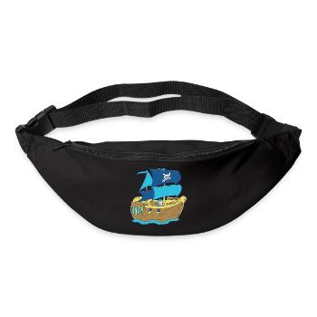 Pirate Boat - Sac banane - noir - Devant