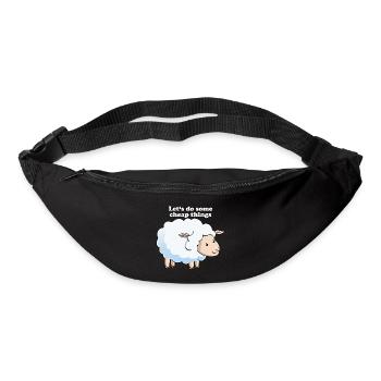 Sheep knows - Bum bag - black - Front