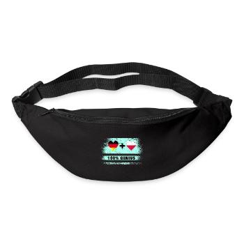 Germany and Poland 100% Ingenious / Gift - Bum bag - black - Front