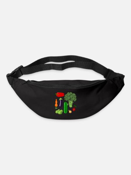 Légume - Sac banane - noir