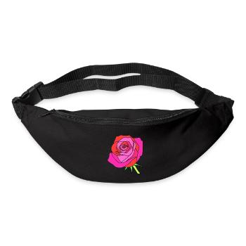 Wundervolle fantastische Rose - Gürteltasche - Schwarz - Vorne