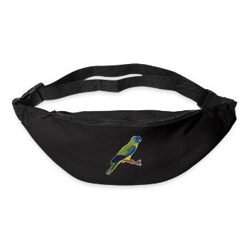 jz.birds parakeet bird design - Bum bag - black - Front