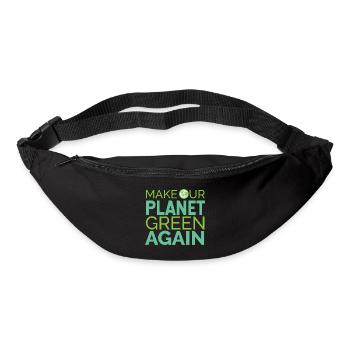 Fridays For Future Make Our Planet Green Again - Bum bag - black - Front