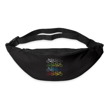 Bike shirt cycling cycling gift - Bum bag - black - Front