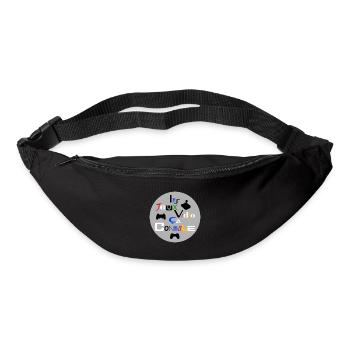 VIDEO GAMES, THIS CONSOLE! - Bum bag - black - Front