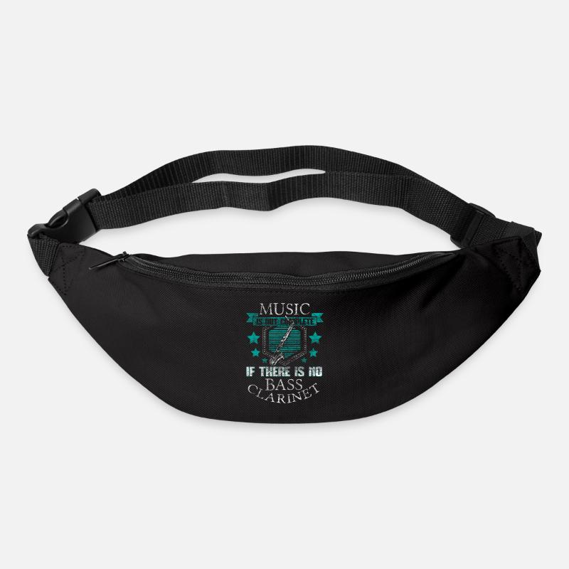 Bassklarinette Geschenk - Gürteltasche - Schwarz