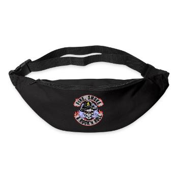 Fire, Smoke and Rock n Roll - Bum bag - black - Front