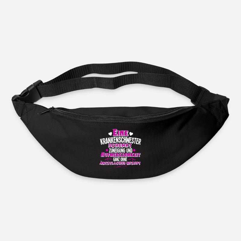 Krankenschwester - Gürteltasche - Schwarz