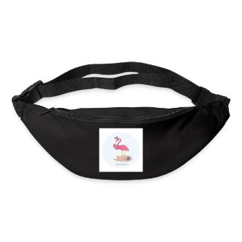Nouveau lapin de Pâques - Sac banane - noir - Devant