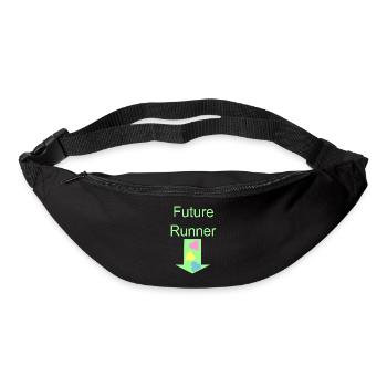 Futur coureur - Sac banane - noir - Devant