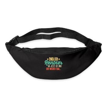 Rentner - Gürteltasche - Schwarz - Vorne