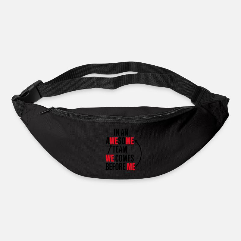 Travail d'équipe - Sac banane - noir