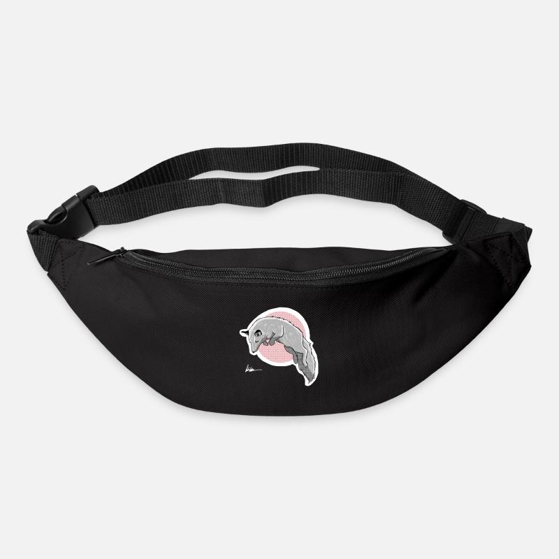 Jagd Schneefuchs - Gürteltasche - Schwarz