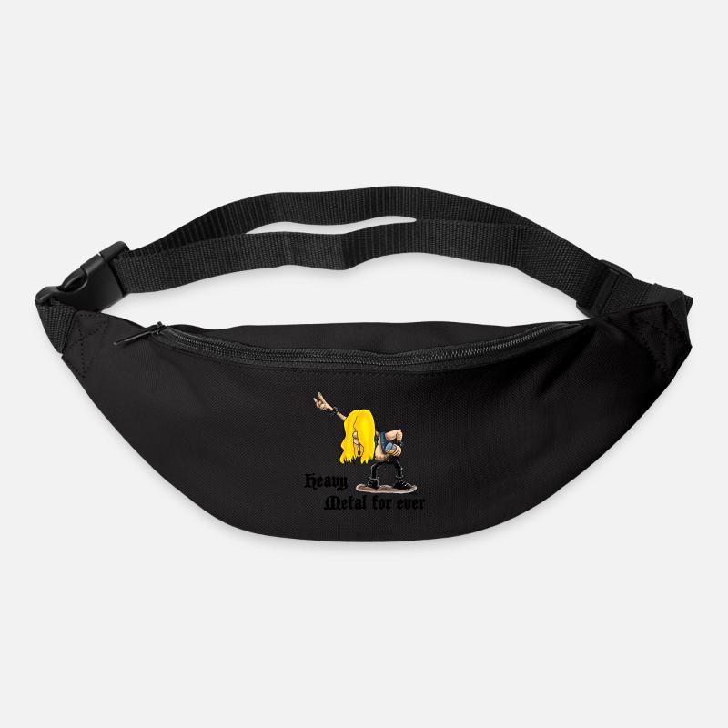 Heavy metal for ever - Bum bag - black