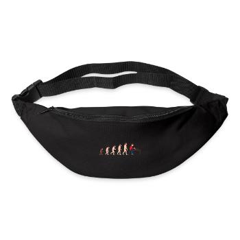Evolution chess player Funny gift idea - Bum bag - black - Front