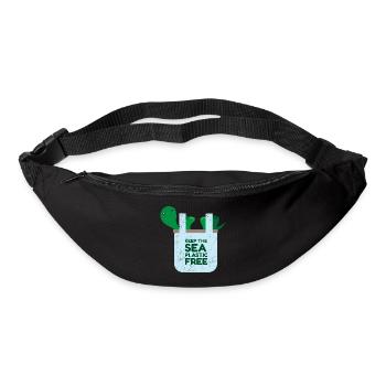 Keep the Sea Plastic Free gift idea - Bum bag - black - Front