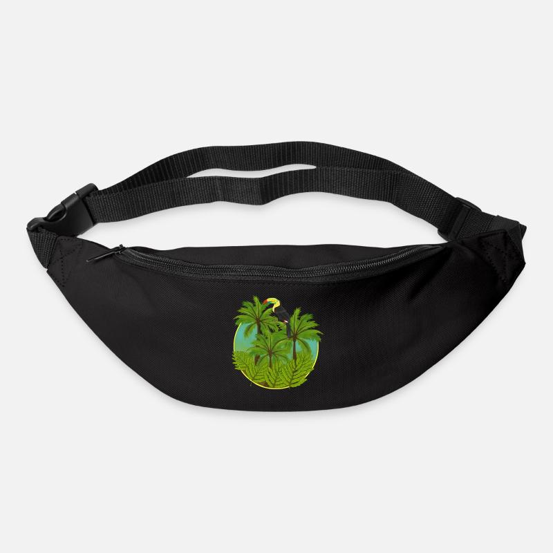 Jungle, toucan, jungle - Bum bag - black