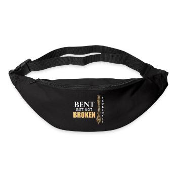 Scoliosis spine back illness gift - Bum bag - black - Front