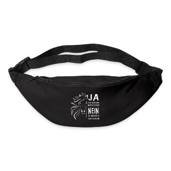 Ja ich rieche nach Pferd.. T-shirt Design - Gürteltasche - Schwarz - Vorne