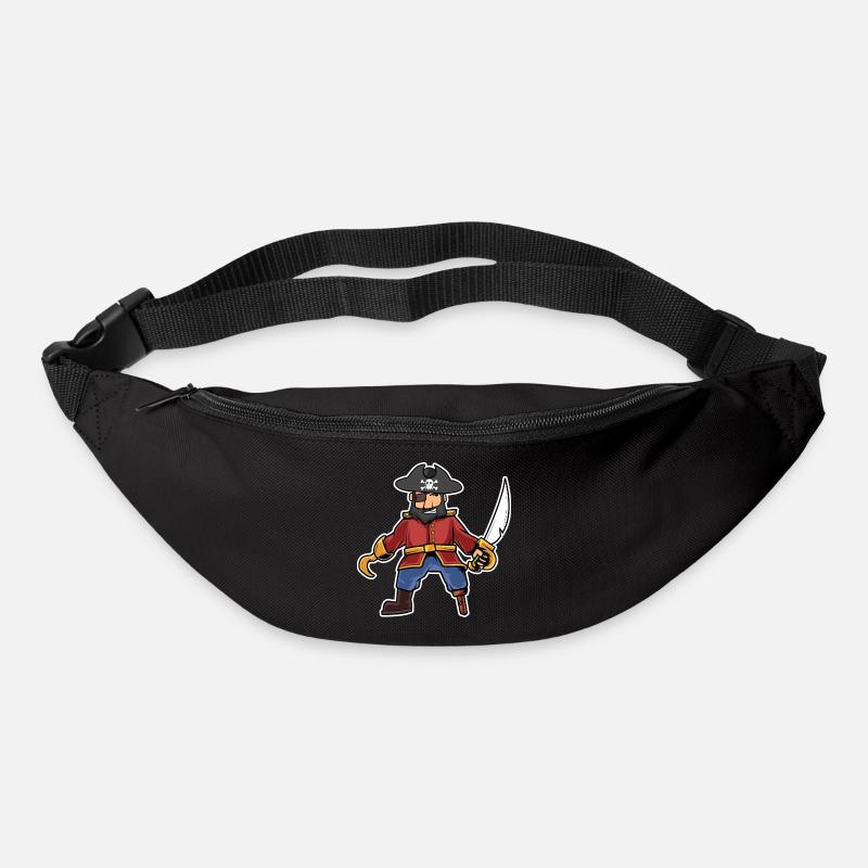 pirate - Sac banane - noir
