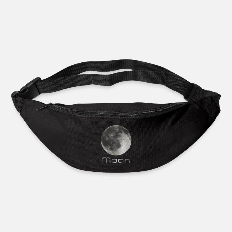 Mond - Gürteltasche - Schwarz