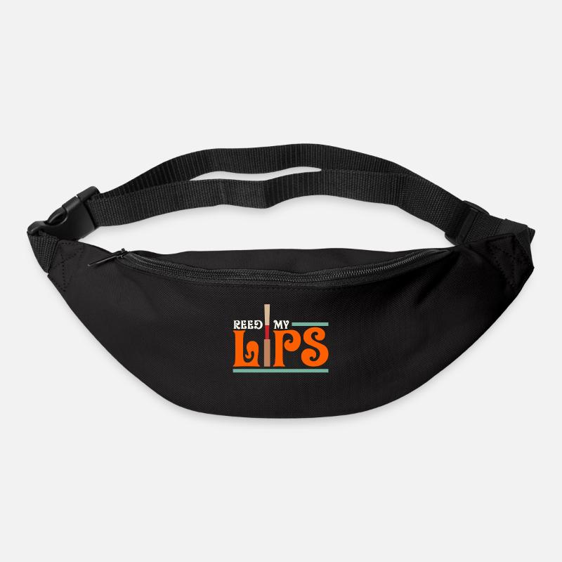 hautbois - Sac banane - noir
