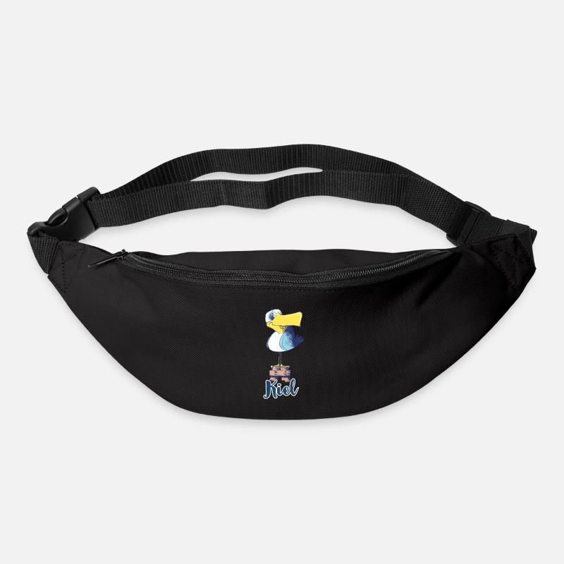 Goéland coquine - Sac banane - noir