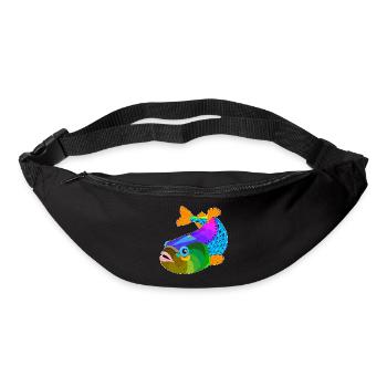 Fisch / Fisch - Gürteltasche - Schwarz - Vorne