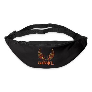 archangel gabriel fire - Bum bag - black - Front