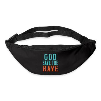 God save the rave - Bum bag - black - Front
