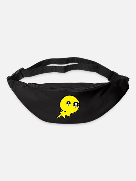 cute monster character - Bum bag - black