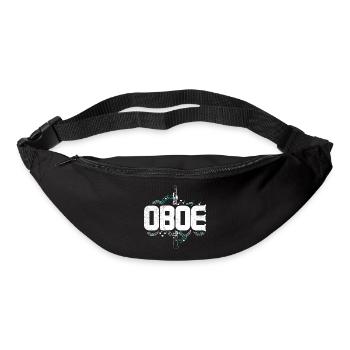 Oboe oboist concert gift idea - Bum bag - black - Front