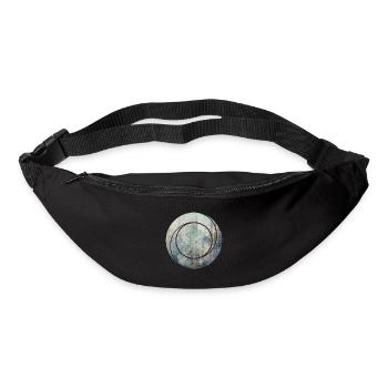 Berg natur geometrie - Gürteltasche - Schwarz - Vorne