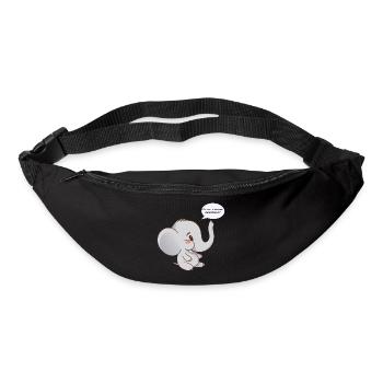 Stop eating Animals! - Bum bag - black - Front