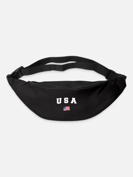 USA - Sac banane - noir