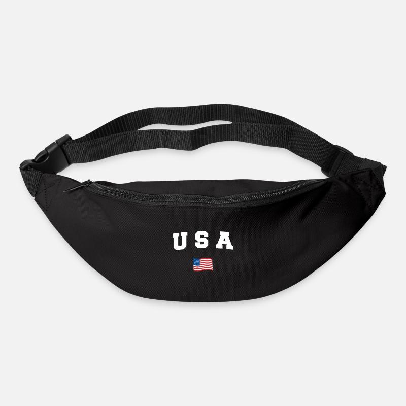 USA - Sac banane - noir