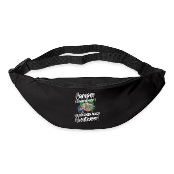 Camper Camping Lustiger Spruch - Gürteltasche - Schwarz - Vorne